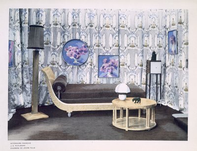 Meisjeskamer, 1925 door Jacques Emile Ruhlmann